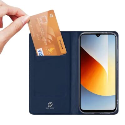 Tamsiai mėlynas atverčiamas dėklas Xiaomi Redmi A7 4G – nuotrauka 2