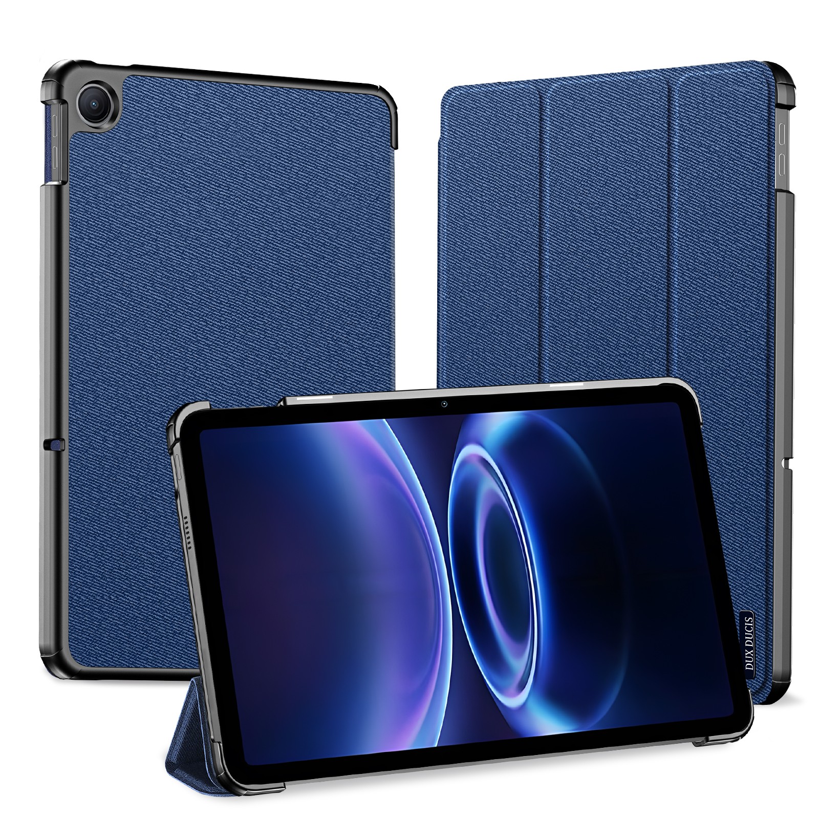 tamsiai-melynas-deklas-xiaomi-redmi-pad-2-se-9-7-dux-ducis-domo Tamsiai mėlynas dėklas Xiaomi Redmi Pad 2 SE 9.7 "Dux Ducis Domo" - Image 1
