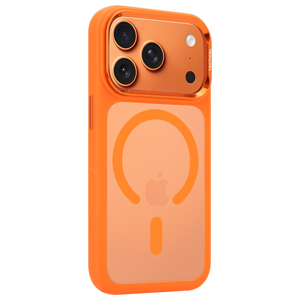 Oranžinis dėklas Apple Iphone 17 Pro / 18 Pro "Tactical MagForce Hyperstealth 3.0" Oranžinis dėklas Iphone 17 Pro / 18 Pro