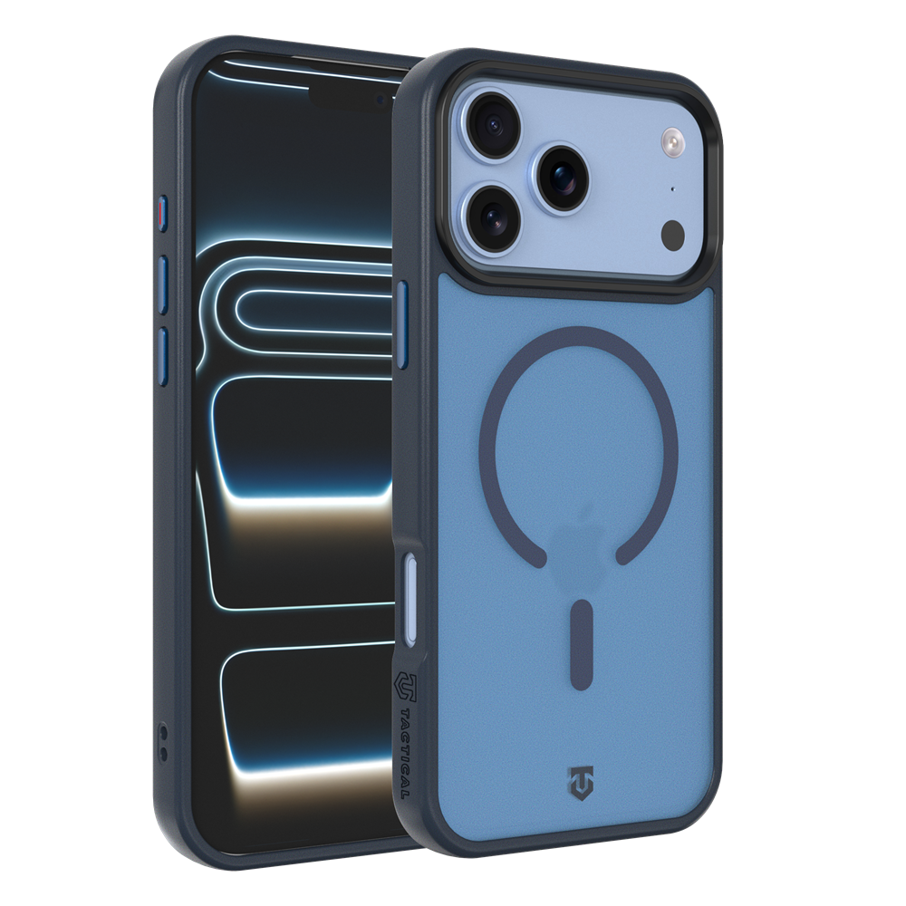 Tamsiai mėlynas dėklas Apple Iphone 17 Pro / 18 Pro "Tactical MagForce Hypersand " Tamsiai mėlynas dėklas Iphone 17 Pro / 18 Pro