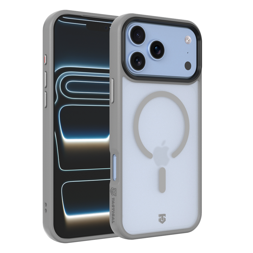 Šviesiai pilkas dėklas Apple Iphone 17 Pro Max / 18 Pro Max "Tactical MagForce Hypersand " Šviesiai pilkas dėklas Iphone 17 Pro Max / 18 Pro Max