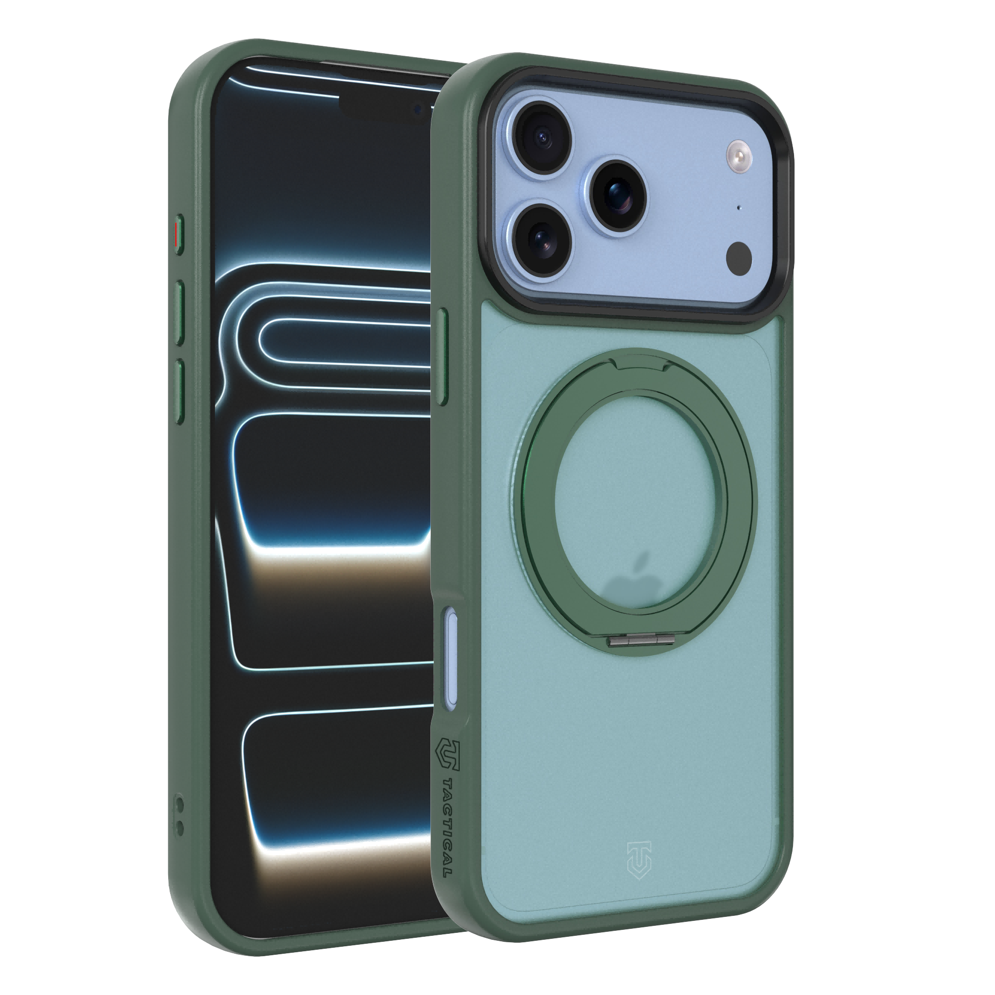 Žalias dėklas Apple Iphone 17 Pro Max / 18 Pro Max "Tactical MagForce Hyperstand" Žalias dėklas Iphone 17 Pro Max / 18 Pro Max
