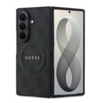 Juodas dėklas telefonui Samsung Galaxy Z Fold 8 Ultra "Guess PU Leather 4G Magnetic"