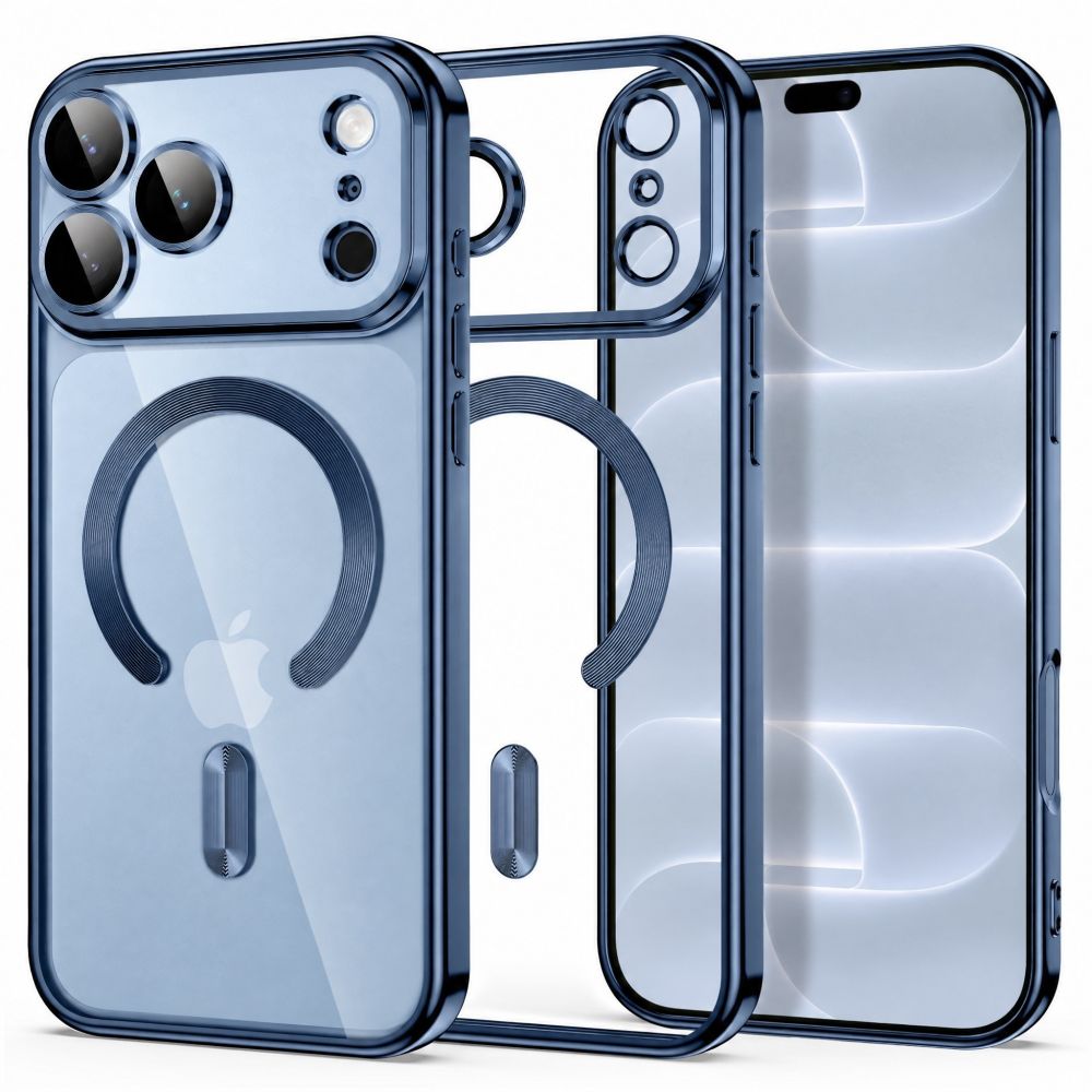 Šviesiai mėlynas blizgus dėklas Apple Iphone 17 Pro Max / 18 Pro Max "Tech-Protect Magflex Magsafe" Šviesiai mėlynas blizgus dėklas Apple Iphone 17 Pro Max / 18 Pro Max "Tech-Protect Magflex Magsafe" - Image 1