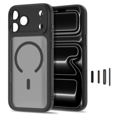 Juodas matinis dėklas Iphone 17 Pro / 18 Pro – nuotrauka 2