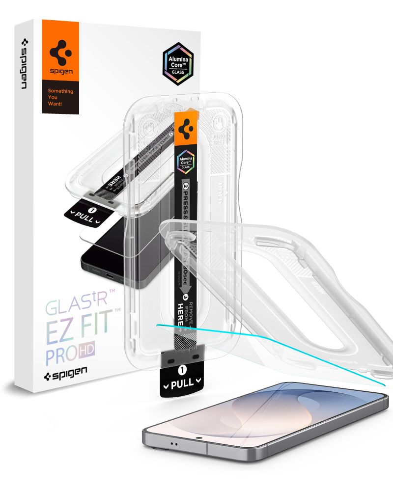 Skaidrus apsauginis stikliukas Samsung Galaxy S26 FE "Spigen Glas.Tr Ez Fit" Skaidrus apsauginis stikliukas Samsung Galaxy S26 FE