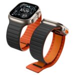 Juoda apyrankė Apple Watch 8 / 9 / 10 / 11 / 12 / SE / Ultra (44 / 45 / 46 / 49mm)
