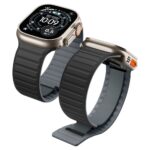 Juoda-pilka apyrankė Apple Watch 8 / 9 / 10 / 11 / 12 / SE / Ultra (44 / 45 / 46 / 49mm)