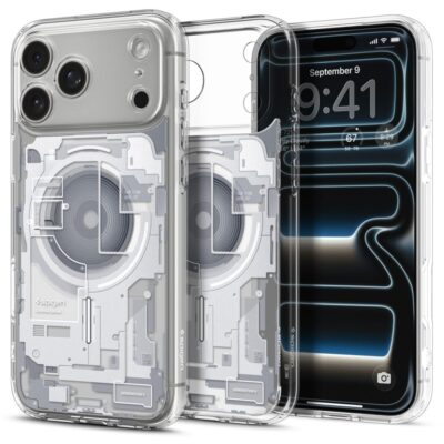 Baltas zero one dėklas Iphone 17 Pro Max / 18 Pro Max