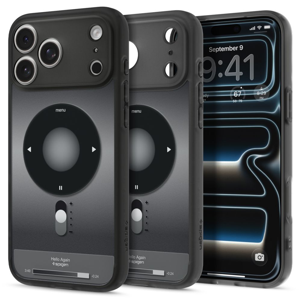 Juodas dėklas Apple Iphone 17 Pro Max / 18 Pro Max "Spigen Ultra Hybrid Magsafe" Juodas dėklas Iphone 17 Pro Max / 18 Pro Max
