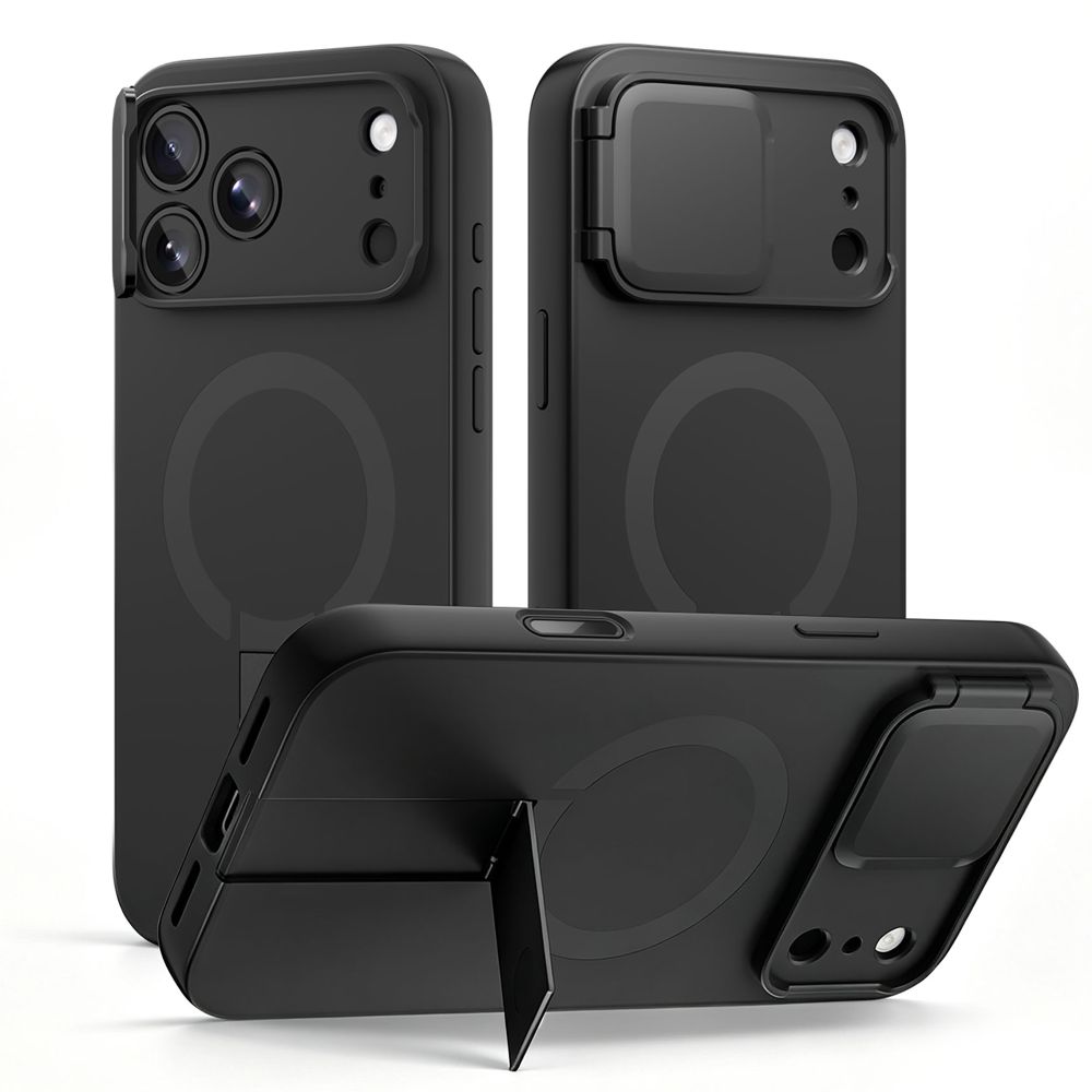 Juodas dėklas Apple Iphone 17 Pro Max / 18 Pro Max "Tech-Protect Kevlar Aura Magsafe" Juodas dėklas Iphone 17 Pro Max / 18 Pro Max