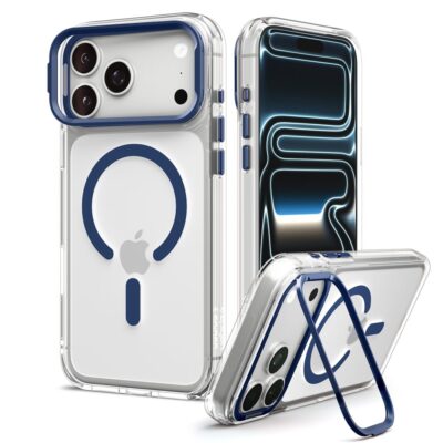 Skaidrus tamsiai mėlynas dėklas Iphone 17 Pro Max / 18 Pro Max – nuotrauka 2