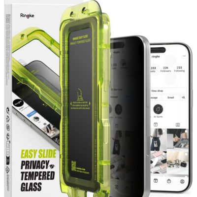 Juodas privatumo apsauginis ekrano stikliukas Iphone 18 Pro Max