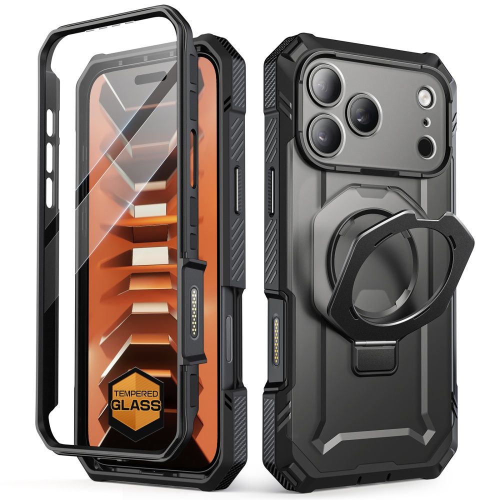 Juodas dėklas Apple Iphone 17 Pro / 18 Pro "Supcase UB Grip Pro Mag Magsafe" Juodas dėklas Apple Iphone 17 Pro / 18 Pro "Supcase UB Grip Pro Mag Magsafe" - Image 1