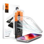 Skaidrus apsauginis stikliukas Apple Iphone 16 Pro / 17 / 17 Pro / 18 Pro "SPIGEN GLAS.TR EZ FIT PRO HD AC 2-PACK"