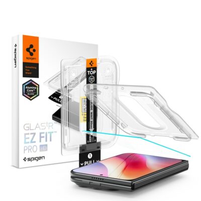Skaidrus apsauginis stikliukas Apple Iphone Duo "SPIGEN GLAS.TR EZ FIT PRO HD AC"