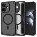 Juodas matinis dėklas Xiaomi Redmi Note 17 Pro 5G "Tech-Protect Rugged Shield Magsafe"