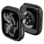 Juodas dėklas APPLE WATCH 12 (46 MM) "SPIGEN THIN FIT"