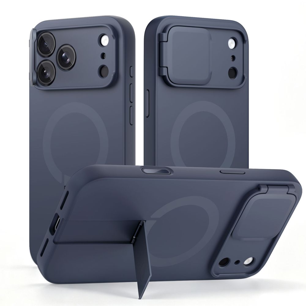 Tamsiai mėlynas dėklas Apple Iphone 17 Pro / 18 Pro "Tech-Protect Kevlar Aura Magsafe" Tamsiai mėlynas dėklas Iphone 17 Pro / 18 Pro