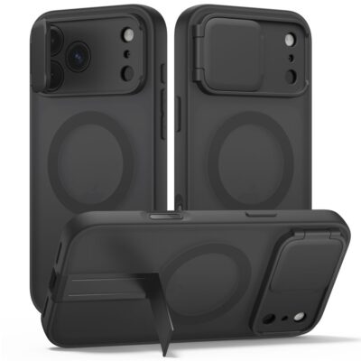 Juodas matinis dėklas Iphone 17 Pro Max / 18 Pro Max