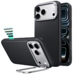 Juodas dėklas Apple Iphone 17 Pro / 18 Pro "ESR LEATHER KICKSTAND MAGSAFE"