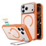 Oranžinis frosted dėklas Apple Iphone 17 Pro / 18 Pro "ESR CLASSIC HYBRID KICKSTAND MAGSAFE"