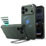 Žalias dėklas Apple Iphone 17 Pro / 18 Pro "ESR CYBER TOUGH KICKSTAND MAGSAFE"