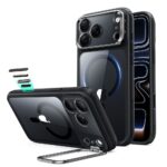 Skaidrus-juodas dėklas Iphone 17 Pro Max / 18 Pro Max