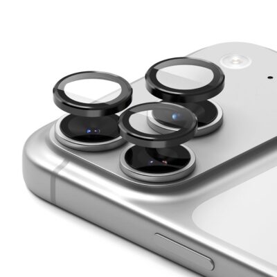 Juodas apsauginis kameros stikliukas Apple Iphone 17 Pro Max / 18 Pro Max – nuotrauka 2