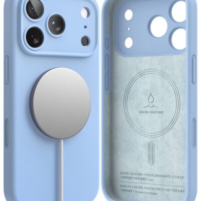 Šviesiai mėlynas dėklas Iphone 18 Pro Max – nuotrauka 2