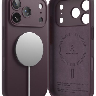 Tamsiai vyšninis dėklas Iphone 18 Pro Max – nuotrauka 2
