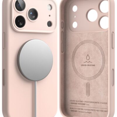 Rausvas dėklas Iphone 18 Pro – nuotrauka 2