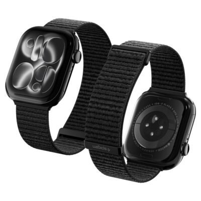Juoda apyrankė APPLE WATCH 8 / 9 / 10 / 11 / 12 / SE / ULTRA (44 / 45 / 46 / 49 MM)