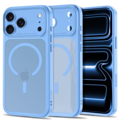 Šviesiai mėlynas matinis dėklas Iphone 17 Pro Max / 18 Pro Max