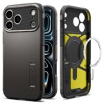 Pilkas dėklas Apple Iphone 17 Pro Max / 18 Pro Max "Spigen Tough Armor T Magsafe"