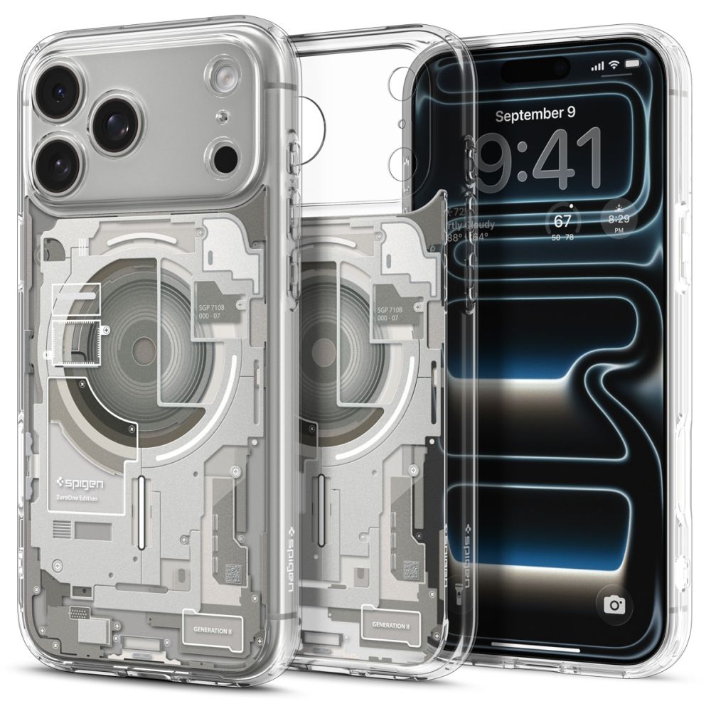 Zero one titan dėklas Apple Iphone 17 Pro / 18 Pro "Spigen Ultra Hybrid Magsafe" Zero one titan dėklas Iphone 17 Pro / 18 Pro