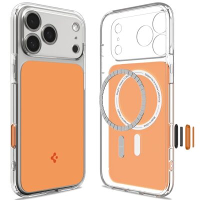 Oranžinis dėklas Iphone 17 Pro / 18 Pro – nuotrauka 2