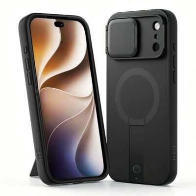 Juodas dėklas Iphone 17 Pro Max / 18 Pro Max – nuotrauka 2