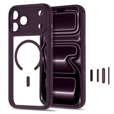 Skaidrus-vyšninis matinis dėklas Iphone 17 Pro Max / 18 Pro Max – nuotrauka 2