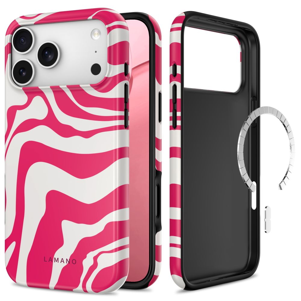 Flaming boom dėklas Apple Iphone 17 Pro Max / 18 Pro Max "Tech-Protect Lamano Magsafe" Flaming boom dėklas Iphone 17 Pro Max / 18 Pro Max