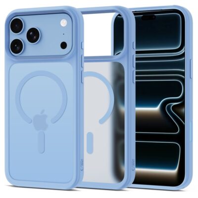 Šviesiai mėlynas matinis dėklas Iphone 17 Pro / 18 Pro
