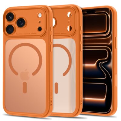 Oranžinis matinis dėklas Iphone 17 Pro / 18 Pro