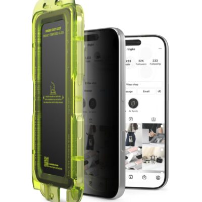 Juodas privatumo apsauginis ekrano stikliukas Iphone 18 Pro – nuotrauka 2