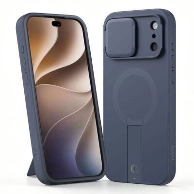 Tamsiai mėlynas dėklas Iphone 17 Pro / 18 Pro – nuotrauka 2