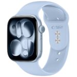 Periwinkle silikoninė apyrankė Apple Watch 8 / 9 / 10 / 11 / 12 / SE  (40 / 41 / 42MM) "Tech-Protect Silicone"