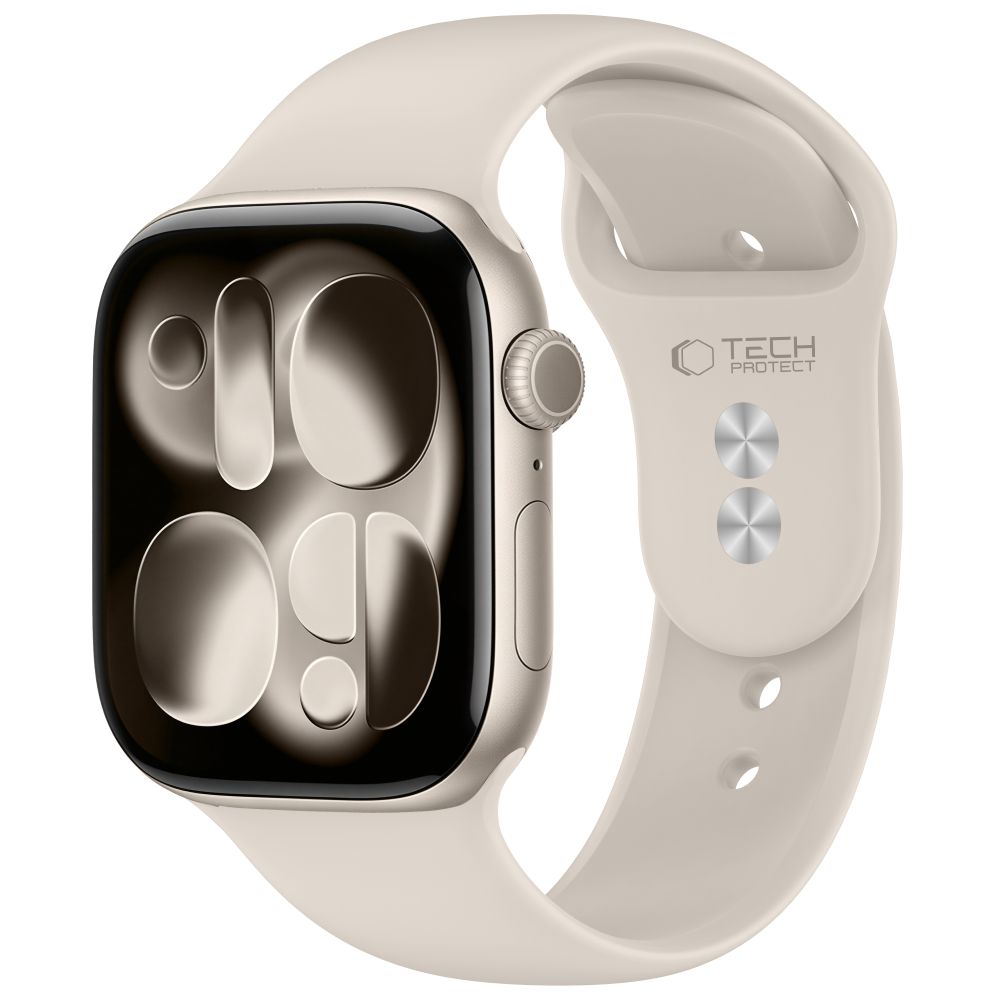 Starlight silikoninė apyrankė Apple Watch 8 / 9 / 10 / 11 / 12 / SE / Ultra (44 / 45 / 46 / 49MM) "Tech-Protect Silicone" Starlight silikoninė apyrankė Apple Watch 8 / 9 / 10 / 11 / 12 / SE / Ultra (44 / 45 / 46 / 49MM) "Tech-Protect Silicone" - Image 1