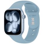 Šviesiai mėlyna silikoninė apyrankė Apple Watch 8 / 9 / 10 / 11 / 12 / SE / Ultra (44 / 45 / 46 / 49MM) "Tech-Protect Silicone"