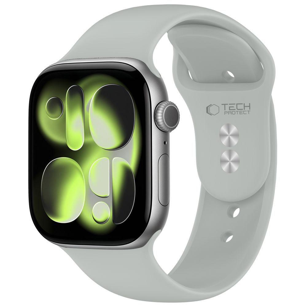 Pilka silikoninė apyrankė Apple Watch 8 / 9 / 10 / 11 / 12 / SE / Ultra (44 / 45 / 46 / 49MM) "Tech-Protect Silicone" Pilka silikoninė apyrankė Apple Watch 8 / 9 / 10 / 11 / 12 / SE / Ultra (44 / 45 / 46 / 49MM) "Tech-Protect Silicone" - Image 1