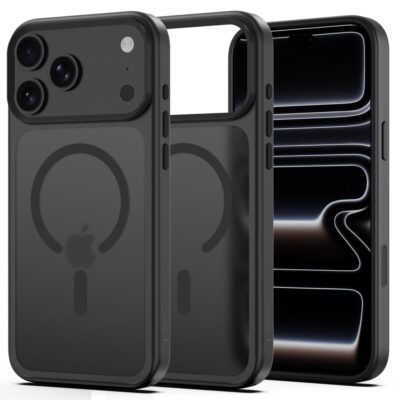 Juodas matinis dėklas Iphone 17 Pro / 18 Pro