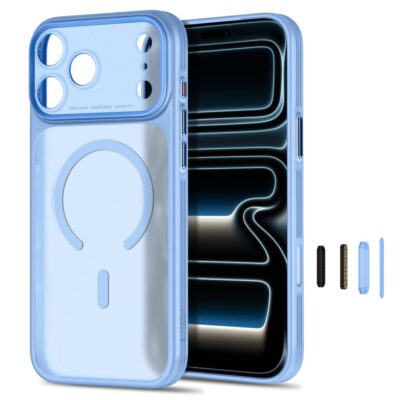 Šviesiai mėlynas dėklas Iphone 17 Pro / 18 Pro – nuotrauka 2